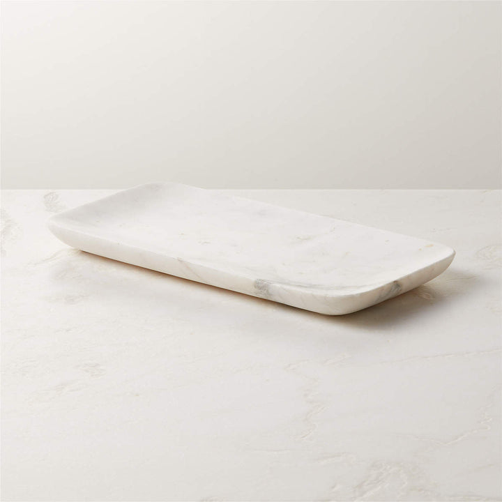 NeatEssence Marble Bath Accessories with Unique Design and Honed Smooth Finish for Elegant Bathroom Decor