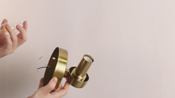 Radiant Fluted Glow Sconce - Elegant Bathroom Wall Lights with Fluted Glass Shade, Suitable for Your Makeup Lighting Mirror in the Bathroom