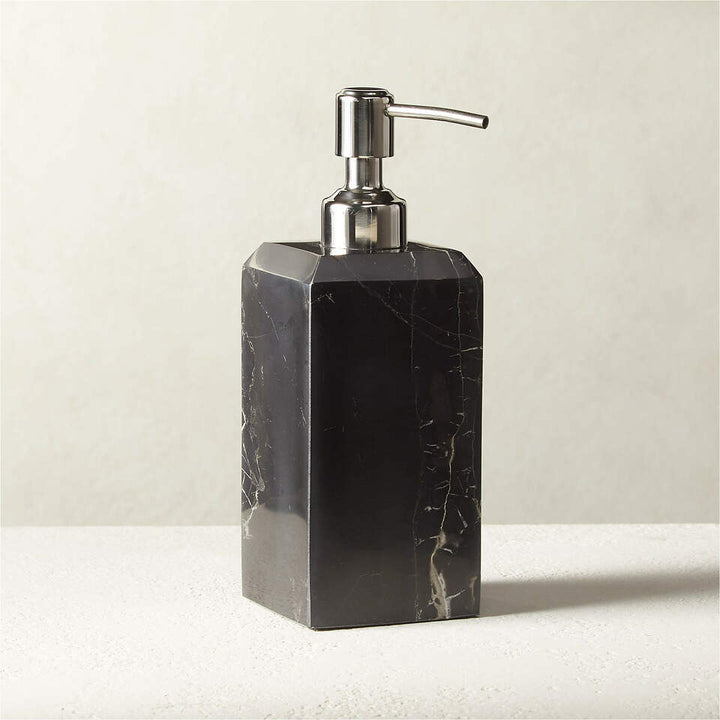 Vivienne Silver Dragan Marble Bath Accessories