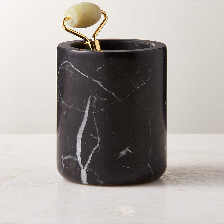 Nexus Black Marble Bath Accessories SoothingYep