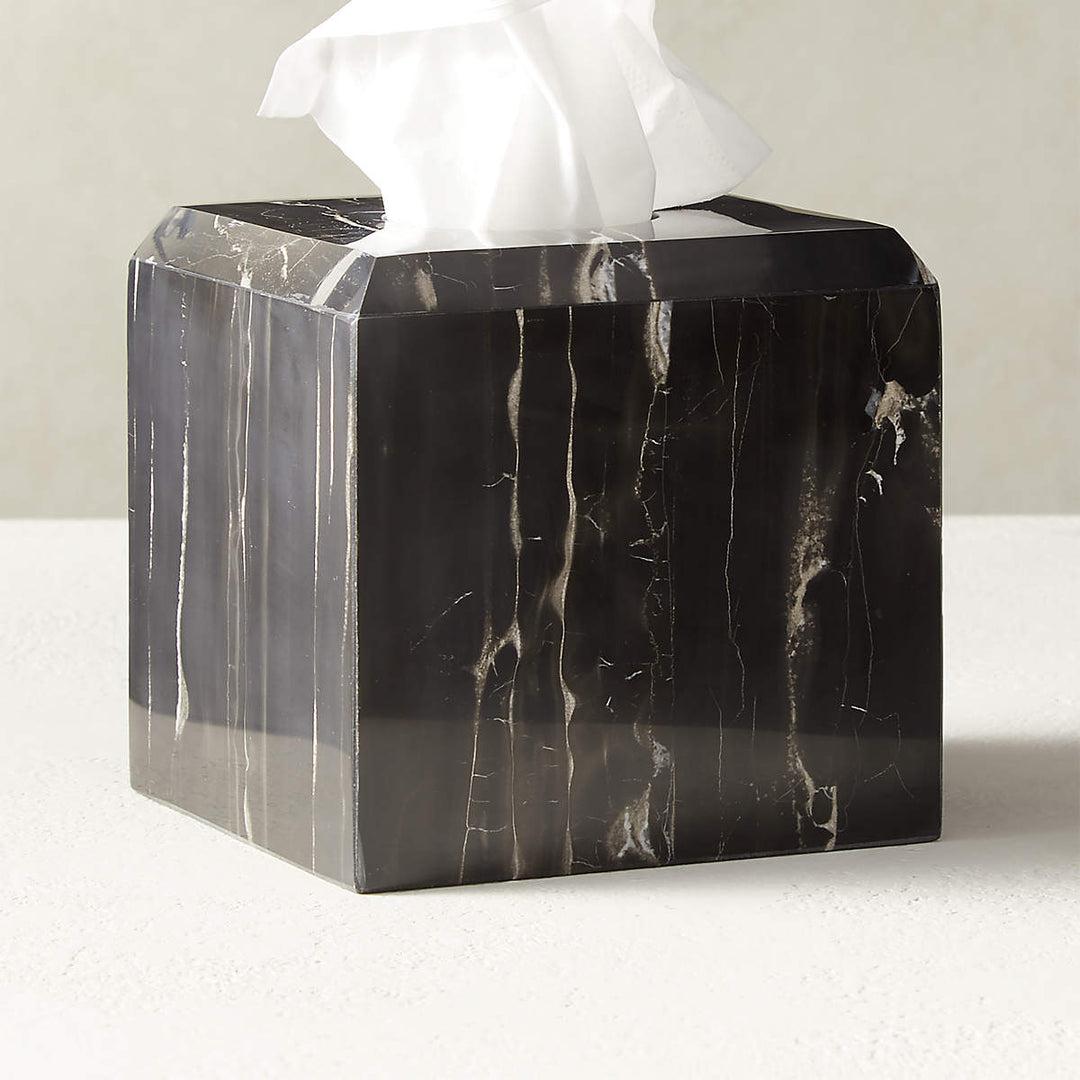 Vivienne Silver Dragan Marble Bath Accessories