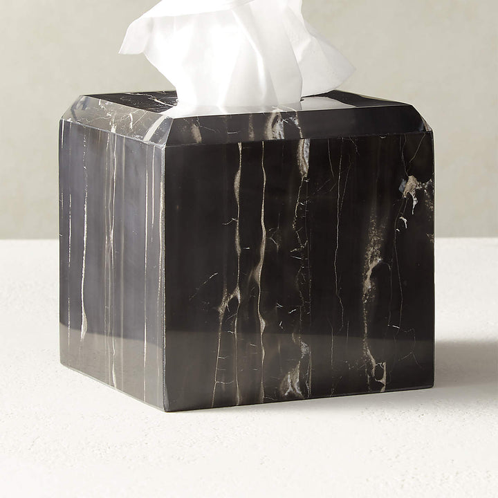 Vivienne Silver Dragan Marble Bath Accessories