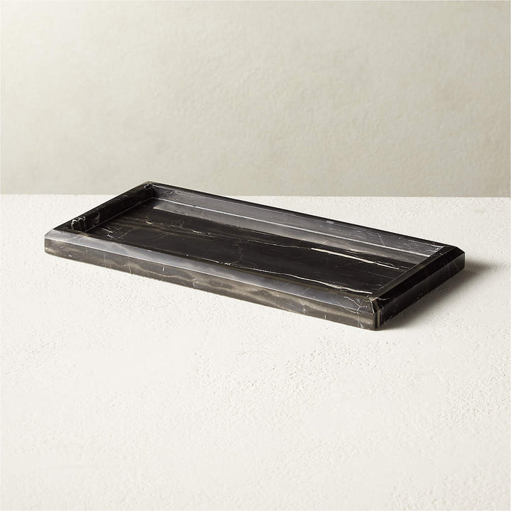 Vivienne Silver Dragan Marble Bath Accessories