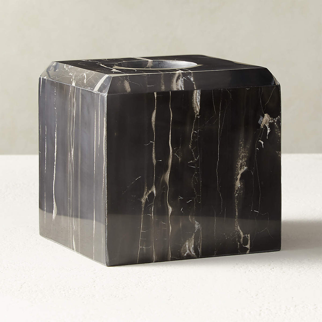 Vivienne Silver Dragan Marble Bath Accessories